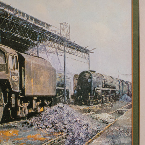 Vintage Locomotive Print, English, Framed, Steam Train Interest, Railwayana, Art