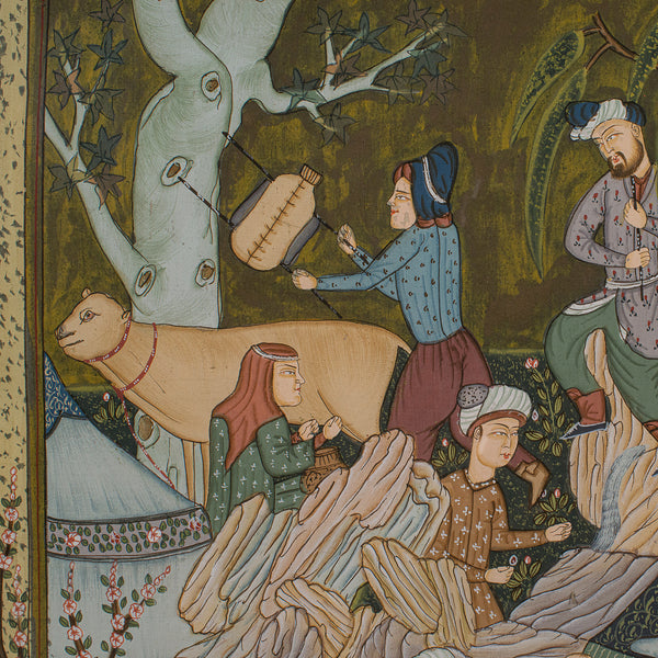 Antique Mughal School Painting, Indian, Art, After Seven Thrones, Late Victorian