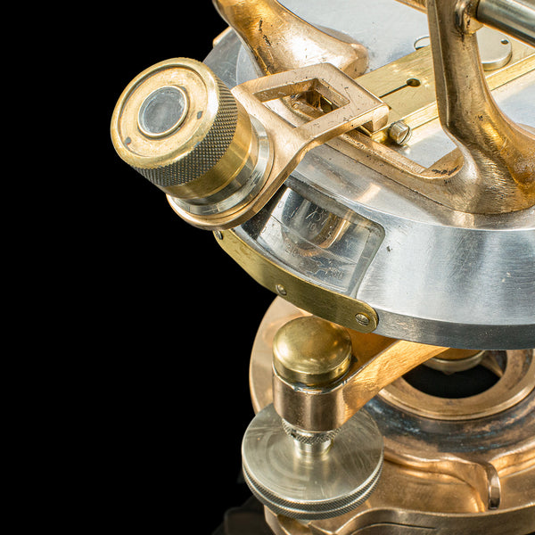 Antique Transit Theodolite, English, Surveying Instrument, Thornton, Edwardian