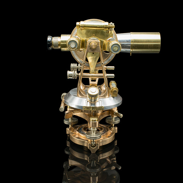 Antique Transit Theodolite, English, Surveying Instrument, Thornton, Edwardian