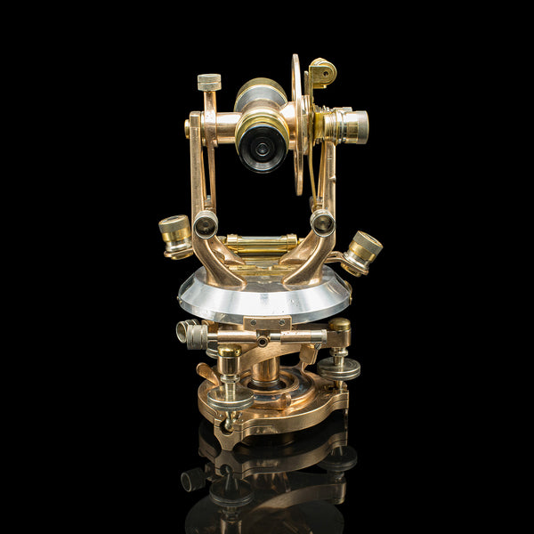 Antique Transit Theodolite, English, Surveying Instrument, Thornton, Edwardian
