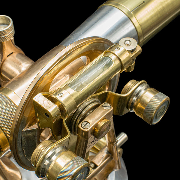 Antique Transit Theodolite, English, Surveying Instrument, Thornton, Edwardian