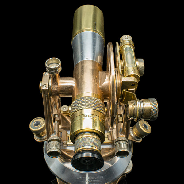 Antique Transit Theodolite, English, Surveying Instrument, Thornton, Edwardian