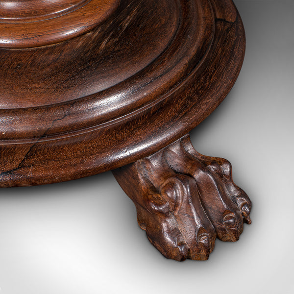 Antique Piano Riser Stool, English, Adjustable, Music Recital, William IV, 1835