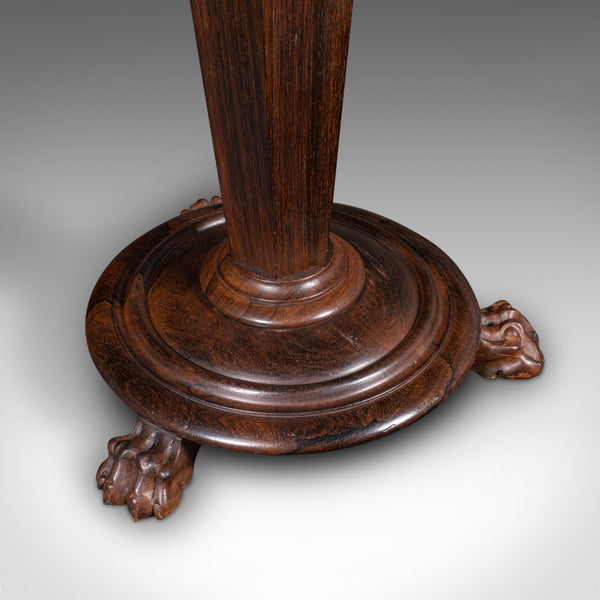 Antique Piano Riser Stool, English, Adjustable, Music Recital, William IV, 1835