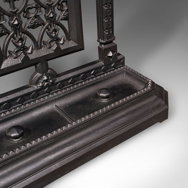 Tall Antique Hallway Stick Stand, English, Umbrella Rack, Victorian, Circa 1870