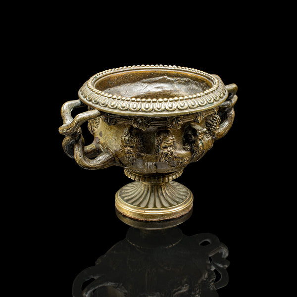 Small Antique Grand Tour Warwick Vase, Victorian, Italian Decor, Planter, C.1850