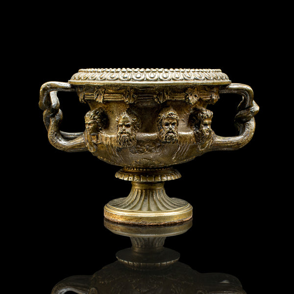 Small Antique Grand Tour Warwick Vase, Victorian, Italian Decor, Planter, C.1850