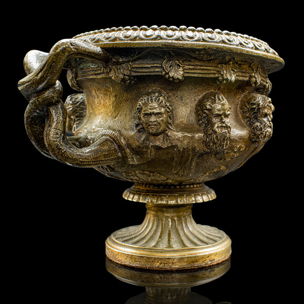 Small Antique Grand Tour Warwick Vase, Victorian, Italian Decor, Planter, C.1850