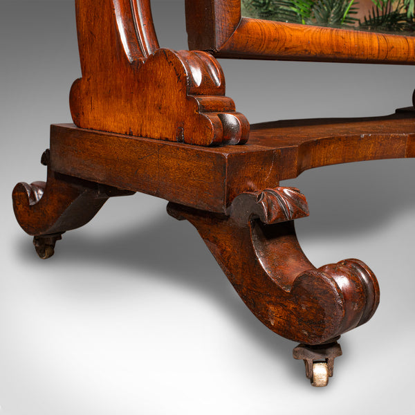 Tall Antique Gentleman’s Outfitters Dressing Mirror, Cheval, Victorian, C.1840