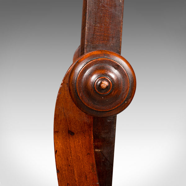 Tall Antique Gentleman’s Outfitters Dressing Mirror, Cheval, Victorian, C.1840