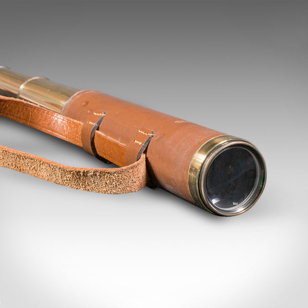 Vintage 3-Draw Telescope, English, Navigation, Astrological, Broadhurst Clarkson