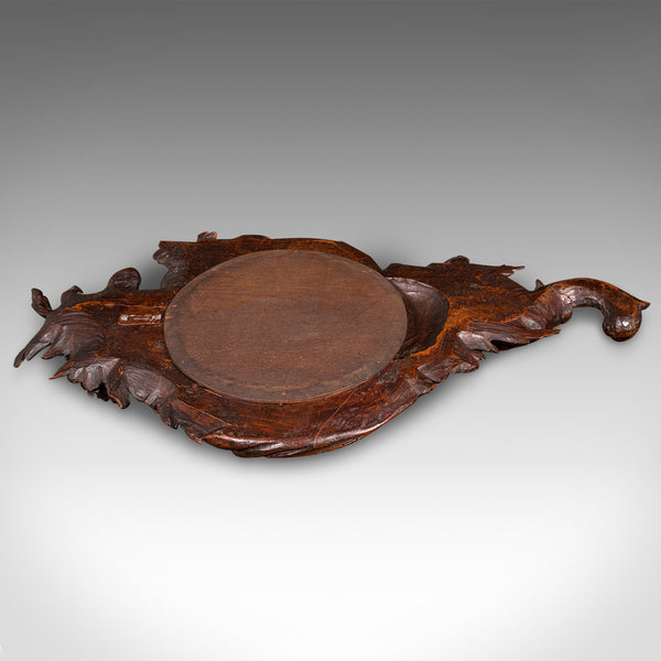 Antique Rococo Mirror, Italian, Carved Fruitwood, Hall, Lounge, Victorian, 1900