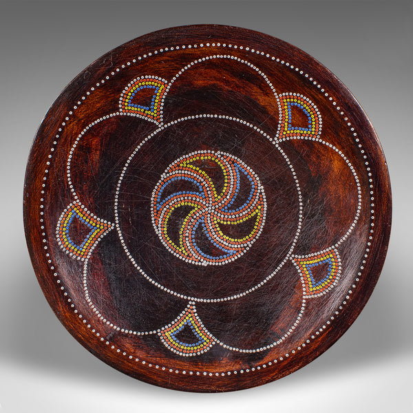 Small Antique Tribal Side Table, African, Fruitwood, Lamp, Stool, Late Victorian