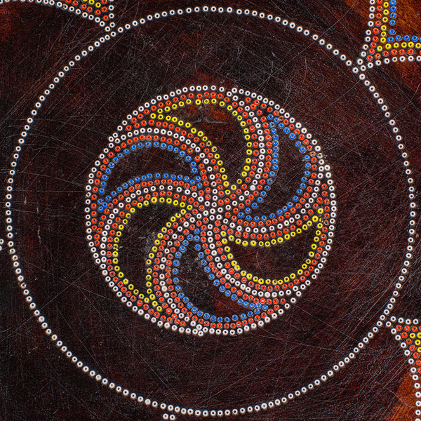 Small Antique Tribal Side Table, African, Fruitwood, Lamp, Stool, Late Victorian