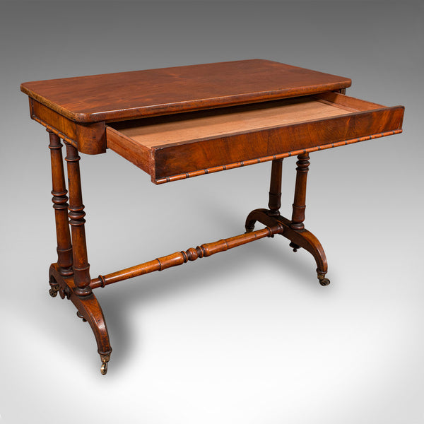 Antique Hallway Side Table, English, Portico, Writing Desk, Regency, Circa 1820