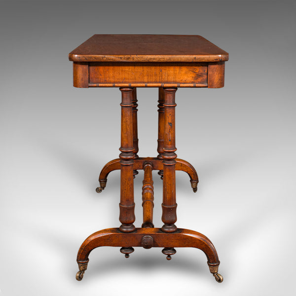 Antique Hallway Side Table, English, Portico, Writing Desk, Regency, Circa 1820