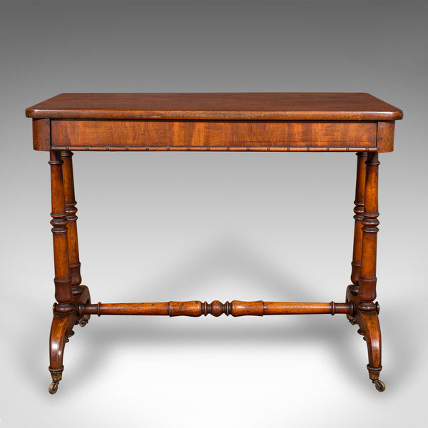 Antique Hallway Side Table, English, Portico, Writing Desk, Regency, Circa 1820