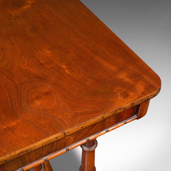 Antique Hallway Side Table, English, Portico, Writing Desk, Regency, Circa 1820