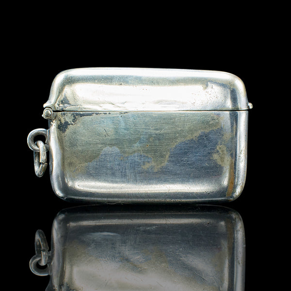 Small Antique Shooting Peg Case, English, Silver Plate, Marker Box, Victorian