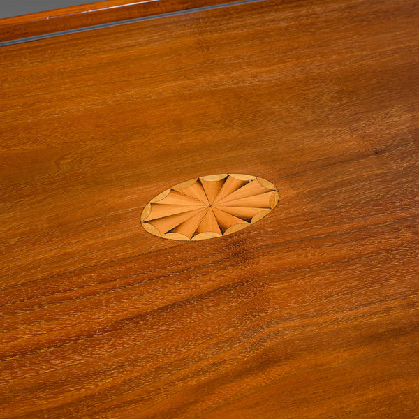 Antique Aperitif Serving Tray, English, Walnut, Afternoon Tea Platter, Edwardian