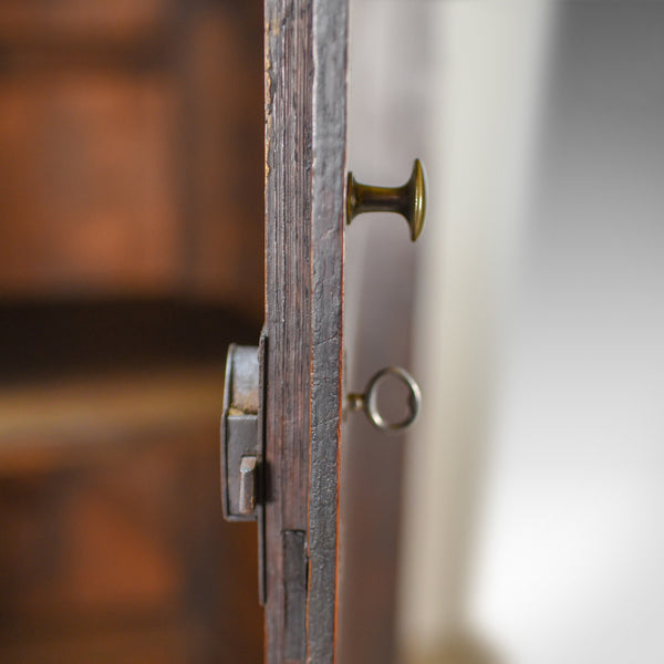 Late Georgian Antique Press Cupboard, English, Oak, Housekeeper's Cabinet c.1780 - London Fine Antiques