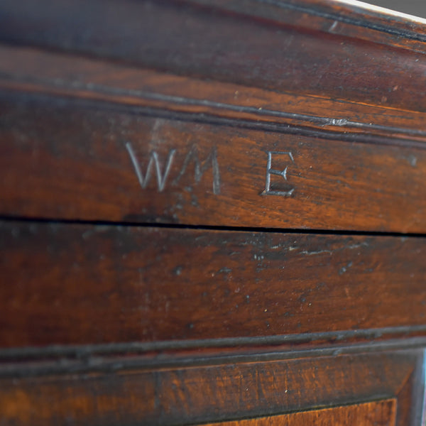 Late Georgian Antique Press Cupboard, English, Oak, Housekeeper's Cabinet c.1780 - London Fine Antiques