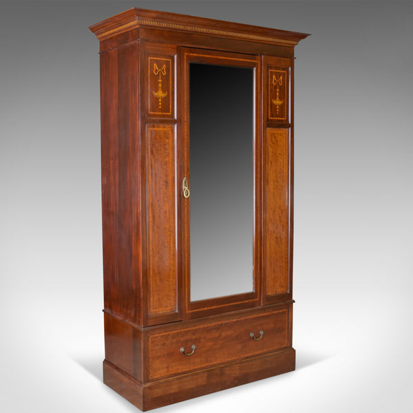 Antique Wardrobe, J Shoolbred & Co. London, Victorian, Mahogany, Circa 1890 - London Fine Antiques