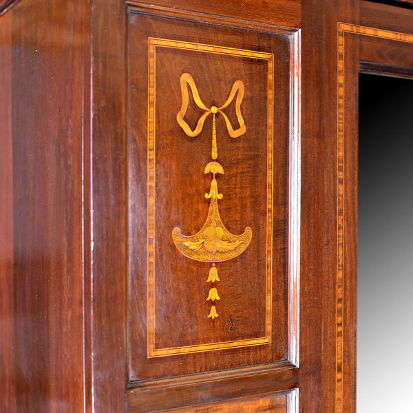 Antique Wardrobe, J Shoolbred & Co. London, Victorian, Mahogany, Circa 1890 - London Fine Antiques