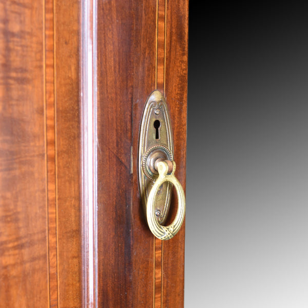 Antique Wardrobe, J Shoolbred & Co. London, Victorian, Mahogany, Circa 1890 - London Fine Antiques