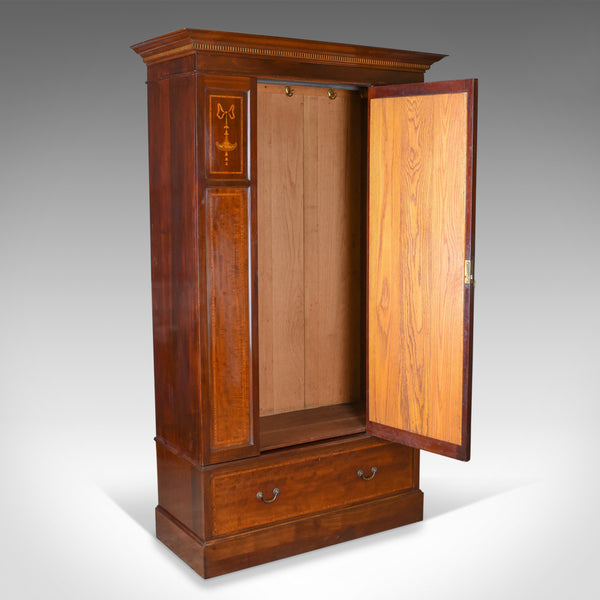 Antique Wardrobe, J Shoolbred & Co. London, Victorian, Mahogany, Circa 1890 - London Fine Antiques