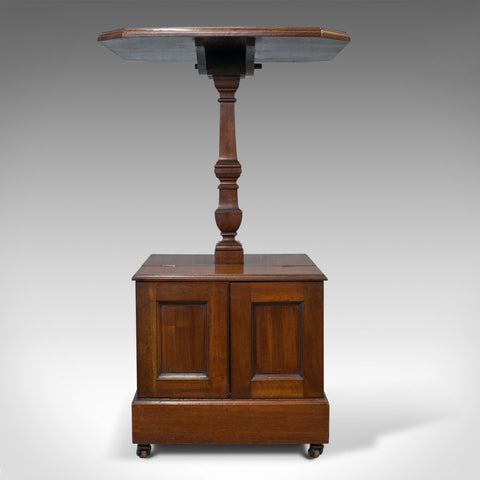 Antique Purdonium, Table and Coal Box, English, Walnut, Early 20th Century c1910 - London Fine Antiques