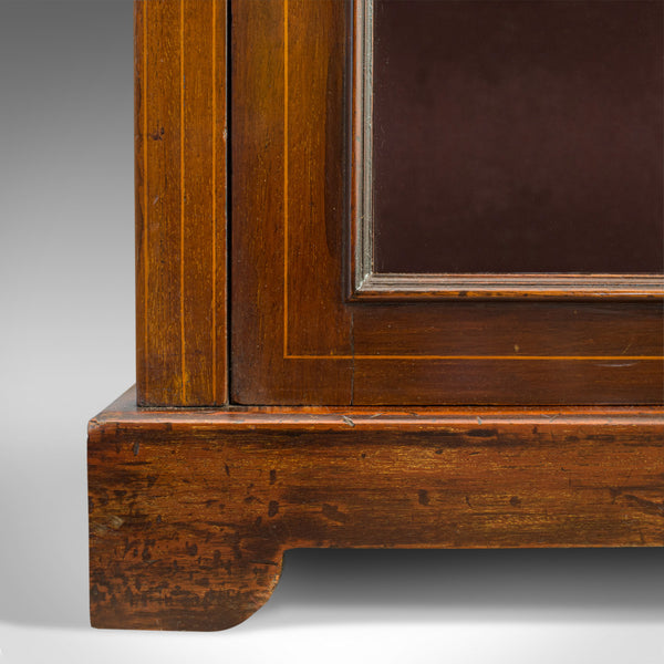 Antique Pier Cabinet, English, Mahogany, Display, Showcase, Late 19th Century - London Fine Antiques