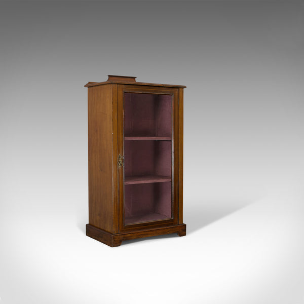 Antique Pier Cabinet, English, Mahogany, Display, Showcase, Late 19th Century - London Fine Antiques
