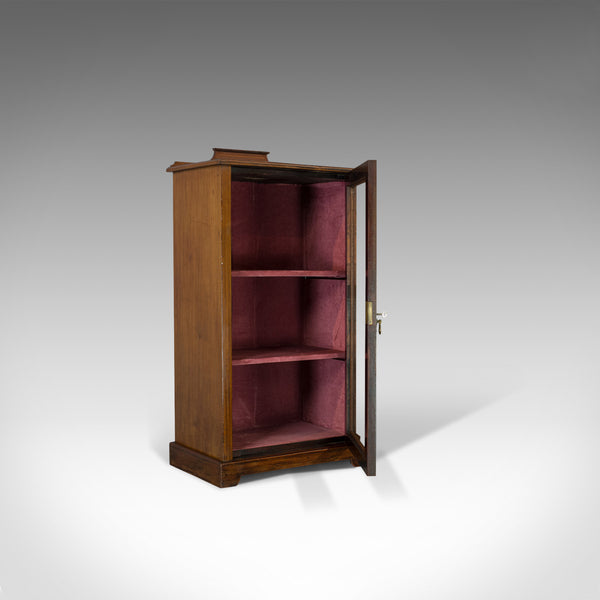 Antique Pier Cabinet, English, Mahogany, Display, Showcase, Late 19th Century - London Fine Antiques
