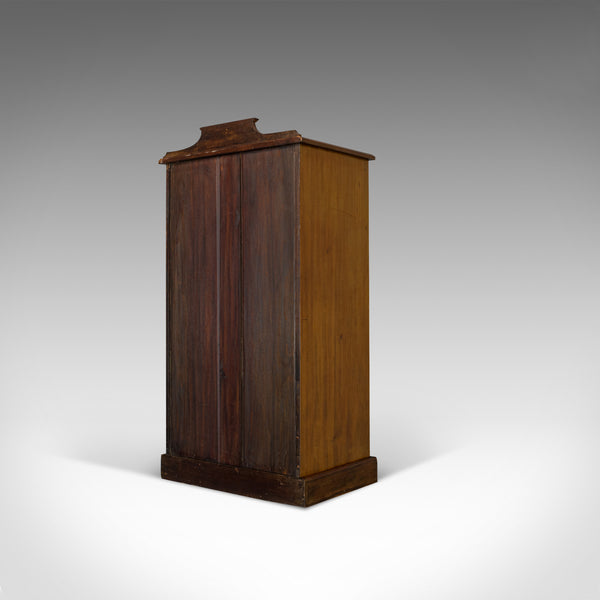 Antique Pier Cabinet, English, Mahogany, Display, Showcase, Late 19th Century - London Fine Antiques