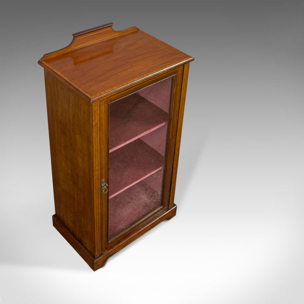 Antique Pier Cabinet, English, Mahogany, Display, Showcase, Late 19th Century - London Fine Antiques