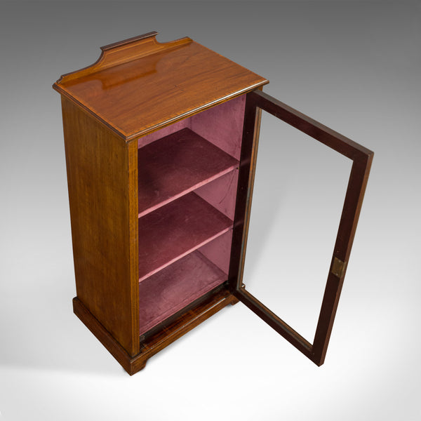 Antique Pier Cabinet, English, Mahogany, Display, Showcase, Late 19th Century - London Fine Antiques