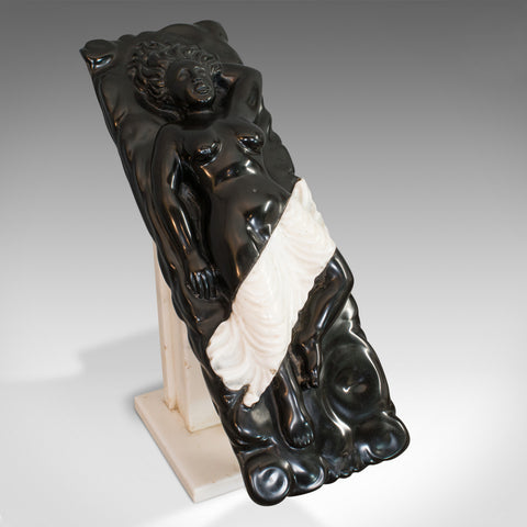 Vintage Decorative Sculpture, English, Marble, Female, Ornament, D. Hurley - London Fine Antiques