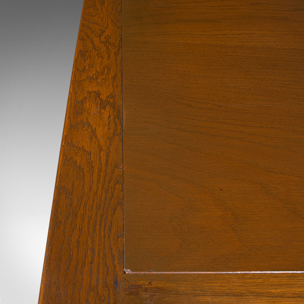 Antique Extending Dining Table, English, Oak, 6-8 Seat, Country House, Edwardian