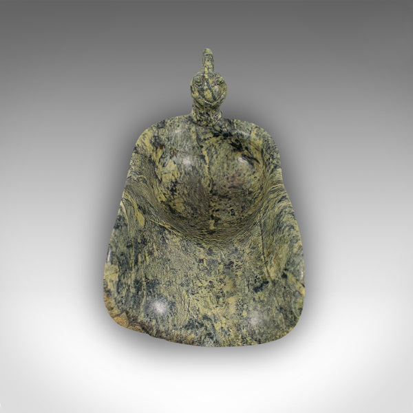 Small Antique Libation Cup, Oriental, Soapstone, Ceremonial, Pouring Jug, C.1900