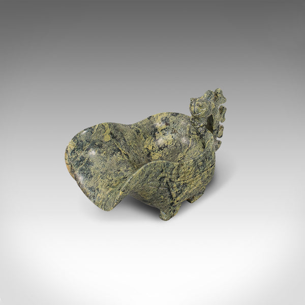 Small Antique Libation Cup, Oriental, Soapstone, Ceremonial, Pouring Jug, C.1900