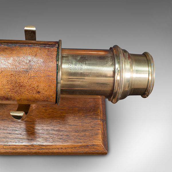 Antique Terrestrial Telescope, English, Single Draw Refractor, NSL, Victorian