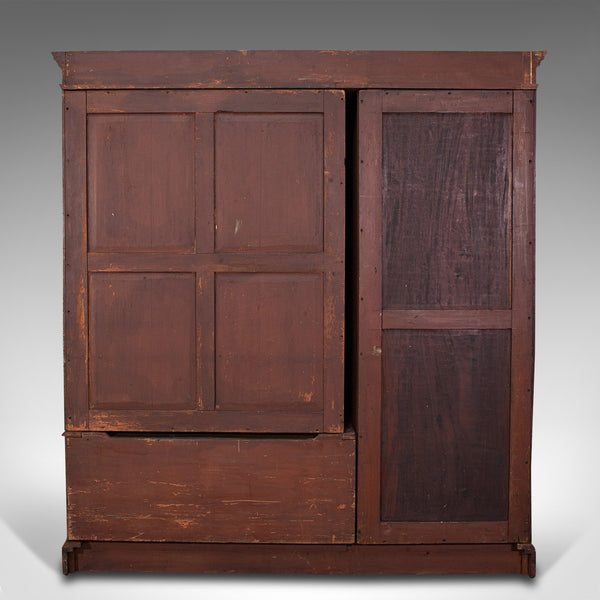 Antique Master Bedroom Wardrobe, Satinwood, Cupboard, Maple And Co, Edwardian