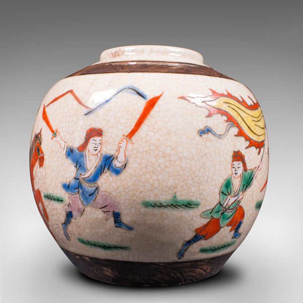 Small Antique Flower Vase, Japanese, Ceramic, Posy Urn, Edo Period, Circa 1850