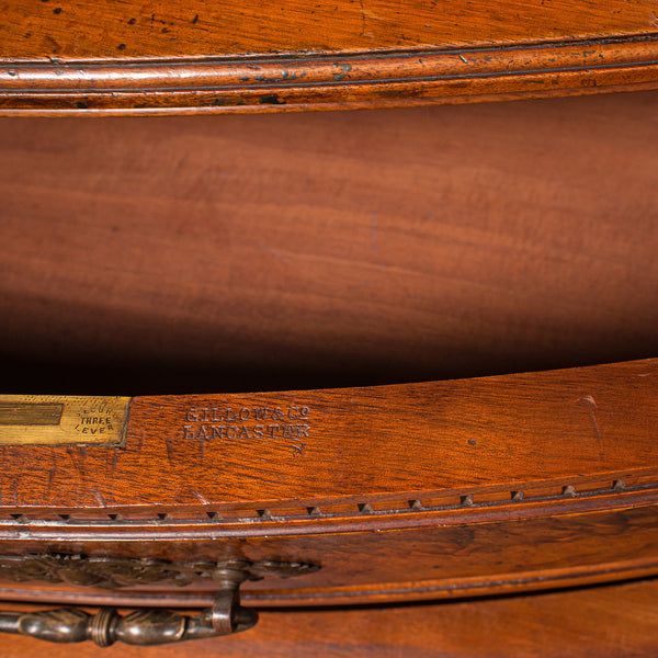 Large Fine Antique Wardrobe Compactum, English, Walnut, Gillow & Co, Victorian