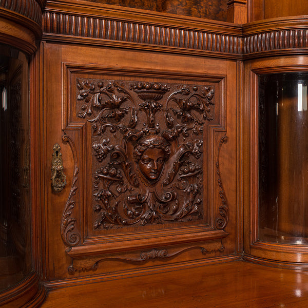 Large Fine Antique Wardrobe Compactum, English, Walnut, Gillow & Co, Victorian