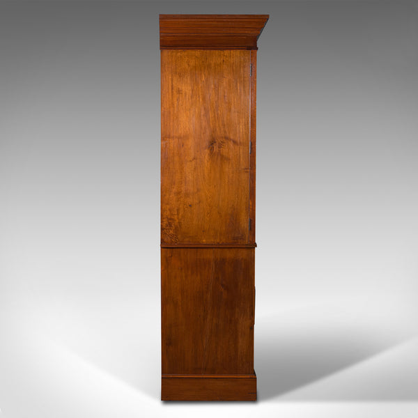 Antique Linen Press Cupboard, English, Walnut, Cabinet, London, Victorian, 1890