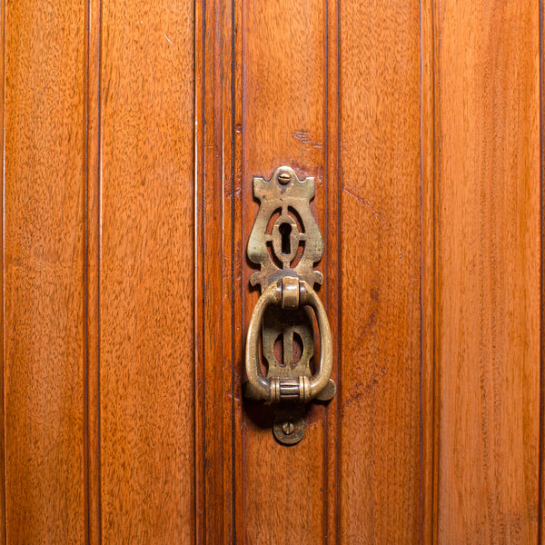 Antique Linen Press Cupboard, English, Walnut, Cabinet, London, Victorian, 1890