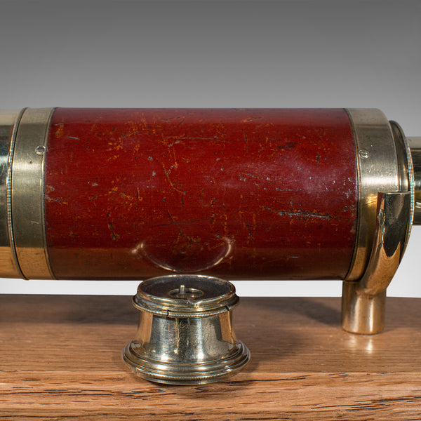 Antique 3 Draw Telescope, English, Terrestrial, Davis of London, Victorian, 1860